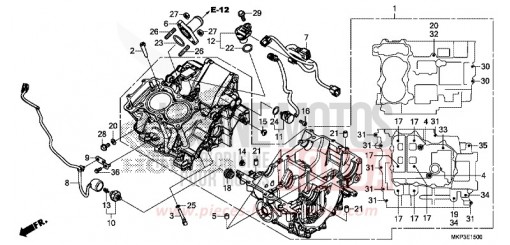 CARTER MOTEUR CBR500RAN de 2022